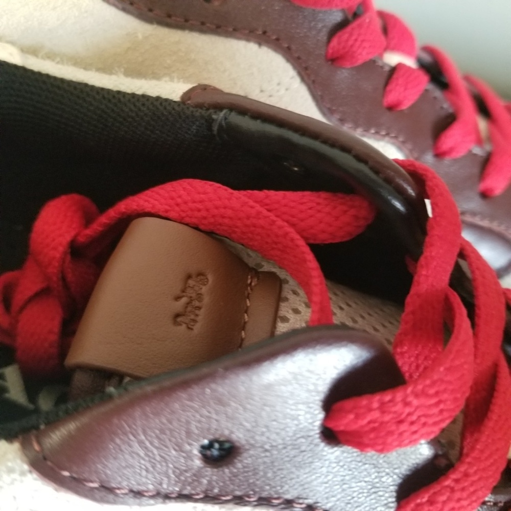 COACH Mens Hairy Suede Casual Trainer shoes sz 9.5 - Picture 5 of 11